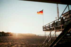 flag of us a on ship