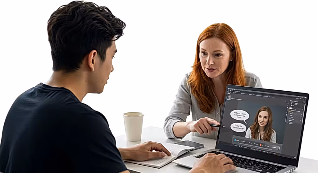 online meeting teacher